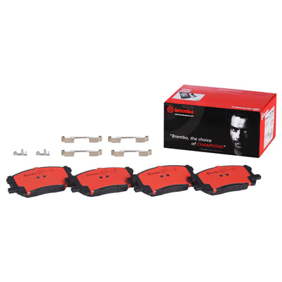 Brembo 07-09 RX350/06-08 RX400h/06-07 Toyota Highlander Front Premium NAO Ceramic OE Equivalent Pad
