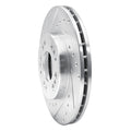 DFC 91-04 Dodge Stealth Front Left Drilled & Slotted Silver Brake Rotor