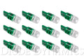 Diode Dynamics 194 LED Bulb HPHP3 LED - Green Set of 12