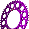 Renthal 94+ Kawasaki KX 125-450 Rear Grooved Sprocket - Purple 520-49 Teeth