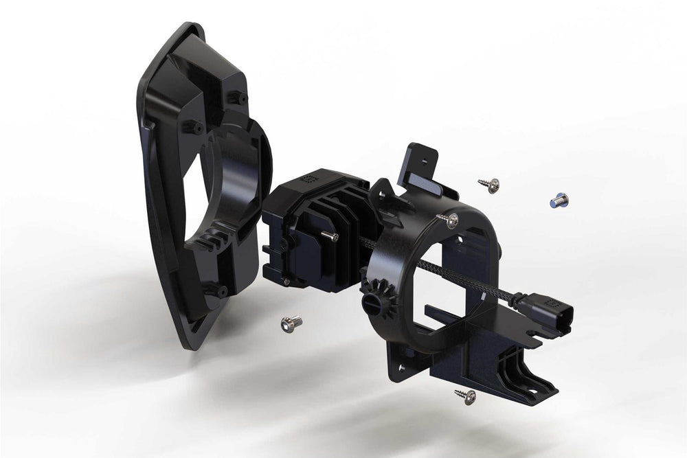 1318 RAM 1500 4BANGER FOG LIGHT LOCATION MOUNT BRACKETS:TYPE RAM VERTICAL