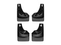 WeatherTech 2019+ Chevrolet Silverado 1500 Crew Cab No Drill MudFlaps - Black