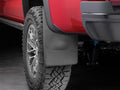 WeatherTech 2017+ Chevrolet Colorado No Drill Mudflaps - Black (ZR2 Model Only)