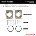KIT 900 1 1/2IN NPT METER/FLANGE NICKLE