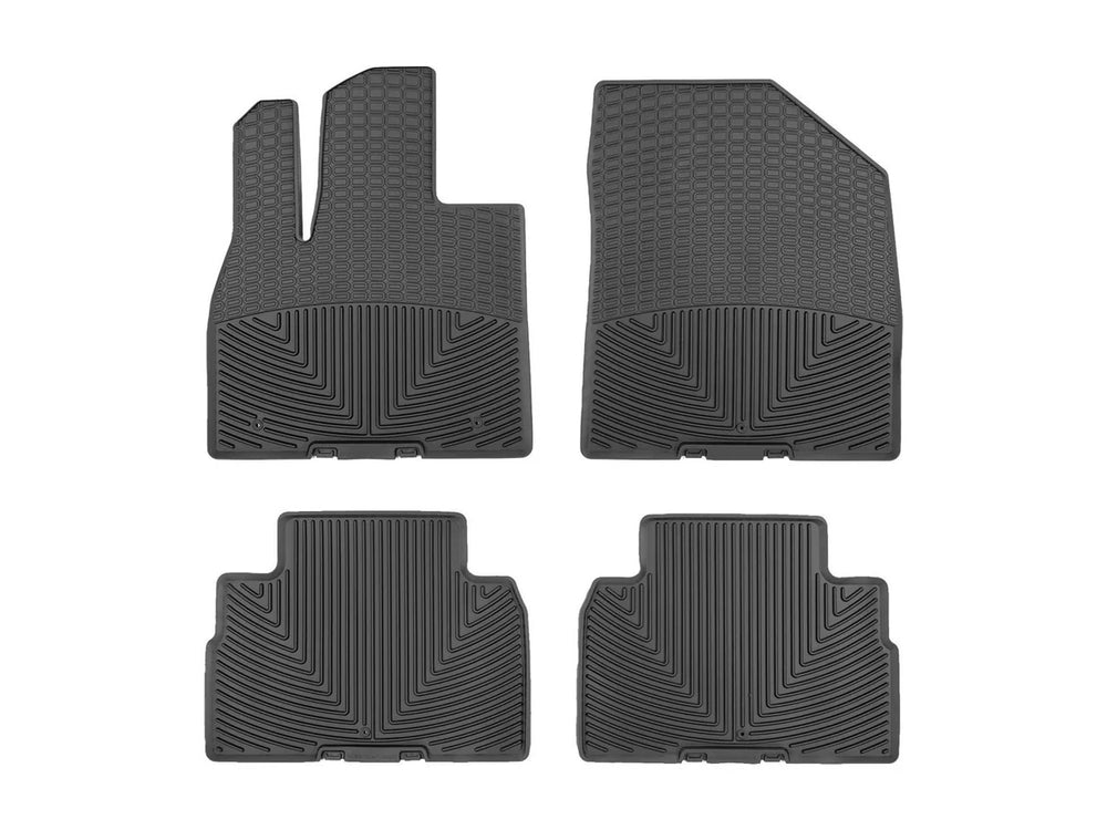 WeatherTech 20-24 Hyundai Palisade Front and Rear Rubber Mats - Black