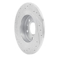 DFC 11-19 Buick Verano Rear Right Drilled & Slotted Silver Brake Rotor