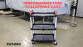 FOLDING TOOL CART 3 SHELF