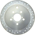 StopTech Select Sport 09-13 Subaru Forester Slotted and Drilled Right Rear Rotor