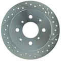 StopTech Select Sport 92-00 Honda Civic Drilled/Slotted Vented 1-Piece Rear Driver Side Brake Rotor