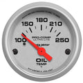 Autometer Ultra-Lite 52mm 100-250 Deg F Electronic Oil Temperature Gauge