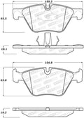 Street Brake Pads w/Shims and Hardware