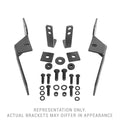 RC4LR & RC3 LR Mounting Brackets Only Textured Black 2009-2018 Dodge Ram 1500 Go Rhino