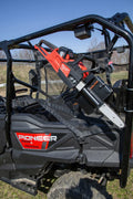 OFF-ROAD-VEHICLE CHAINSAW CLAMP