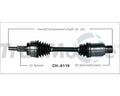 NEW CV AXLE