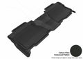 3D MAXpider 2007-2013 Toyota Tundra Crewmax Kagu 2nd Row Floormats - Black