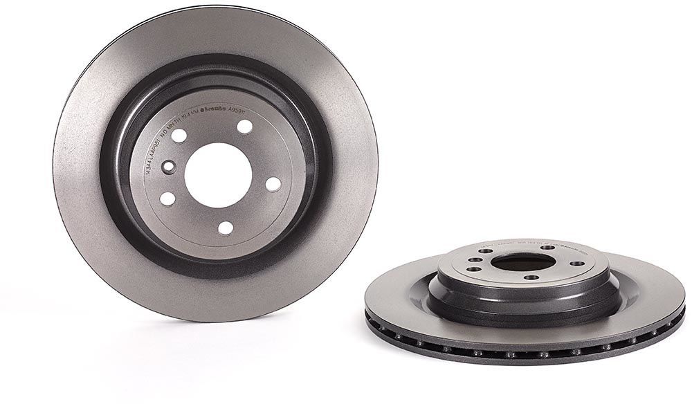 Brembo 2016 Mercedes-Benz GLE300d/16-17 GLE350 Rear Premium UV Coated OE Equivalent Rotor
