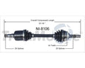 NEW CV AXLE