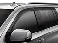 Low Profile Ventvisor Deflector Matte Black Outside Mount 4 Piece For 2005-2020 Frontier Husky Liners