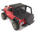 Tonneau Cover for 1992-1995 Jeep Wrangler YJ, Black Denim Rampage