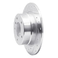 DFC 03-06 BMW Z4 Rear Left Drilled & Slotted Silver Brake Rotor