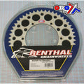 Renthal 89-17 Suz RM125/250/DR-Z250/RMX250/RM-Z 250/450 Rear Grooved Sprocket - Silvr 520-49P Teeth