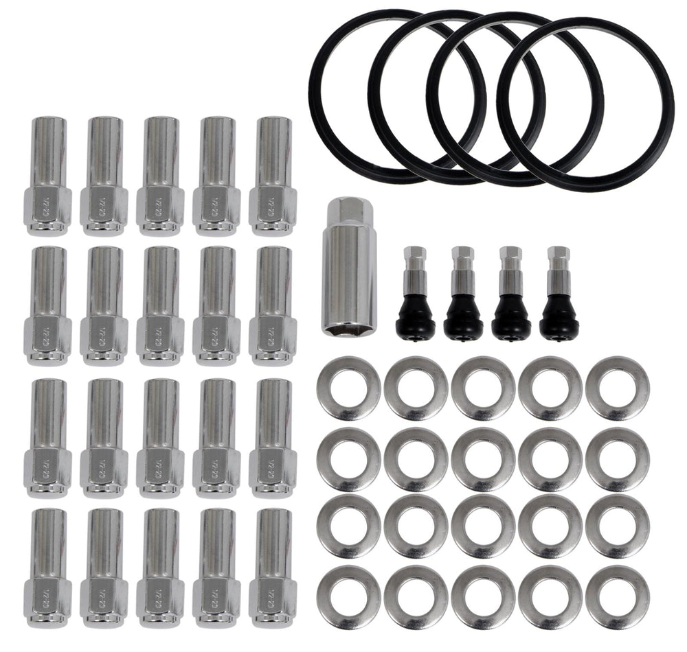 Race Star 1/2in Ford Closed End Deluxe Lug Kit Direct Drill - 20 PK