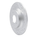 R1 Concepts Brake Rotor Drilled and Slotted Silver Fits Mazda 5
