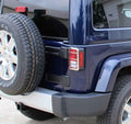 Kentrol 07-18 Jeep Wrangler JK Taillight Guard Pair - Polished Silver