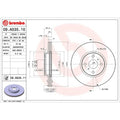 Brembo 12-18 Toyota Yaris Front Premium UV Coated OE Equivalent Rotor