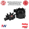Black GM Hei Extreme Output Distributor Cap MSD Hei Distributor Cap Replacement MSD Ignition
