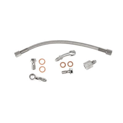 GrimmSpeed 02-14 Subaru WRX/FXT/LGT Turbocharger Oil Feed Line Kit - Aftermarket Turbos