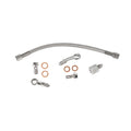GrimmSpeed 02-14 Subaru WRX/FXT/LGT Turbocharger Oil Feed Line Kit - Aftermarket Turbos