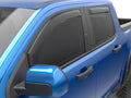 EGR 2022+ Ford Maverick In Channel Window Visors Front/Rear Set - Matte Black Crew Cab
