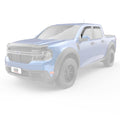EGR 2022+ Ford Maverick In Channel Window Visors Front/Rear Set - Matte Black Crew Cab