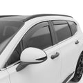 EGR 4pc Matte Black In-Channel Window Visors 19-23 Hyundai Santa Fe