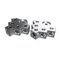 600 Series Aluminum Terminal Blocks 1/0 5 Spots M6/M8 Bolts Pair