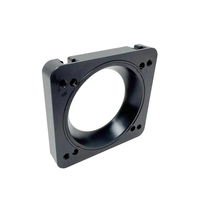 Torque Solution 06-21 Subaru STI / 08-14 Subaru WRX Big Bore 76mm Throttle Body Adapter - Black