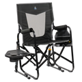 GCI 379339 STOWAWAY ROCKER W/SIDE TABLE DARK CHARCOAL