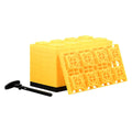 FASTEN LEVELING BLOCKS WITH THANDLE 4X2 YELLOW 10 PACK