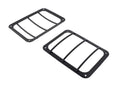 Kentrol 07-18 Jeep Wrangler JK Taillight Guard Pair - Textured Black