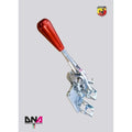 695-style gear knob kit in red anodized aluminum for adjustable shifter and DNA Racing stage 2 shifter.