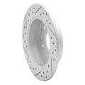 R1 97-06 Acura Integra Rear Right Drilled & Slotted Geoperformance Rotor