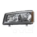 LH HEADLAMP ASSY COMPOSITE 1ST DESIGN; SMOOTH BEZEL SILVERADO 1500/2500/3500 0306
