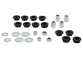 Sway bar - mount bushing 12 Bushings 4 Tubes 6 Washers 4 Nuts Grease