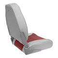 WISE 8WD588 STANDARD HIGH BACK GREY / RED