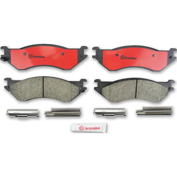 Brembo 97-02 Ford Expedition/98-02 Lincoln Navigator Front Premium NAO Ceramic OE Equivalent Pad