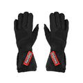 RaceQuip 356 Series 2 Layer Nomex Outseam Race Gloves SFI 3.3 / 5 All Black Medium