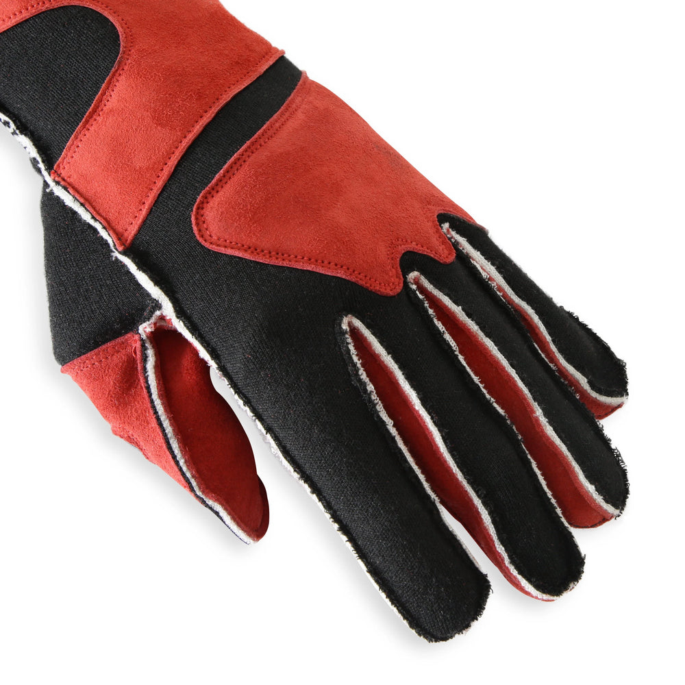 RaceQuip 356 Series 2 Layer Nomex Outseam Race Gloves SFI 3.3 / 5 All Black Medium