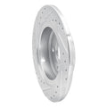 DFC 11-22 Buick Encore Rear Right Drilled & Slotted Silver Brake Rotor