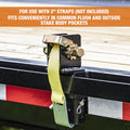 WINCH,STAKE POCKET,LASH 2IN STRAP 2